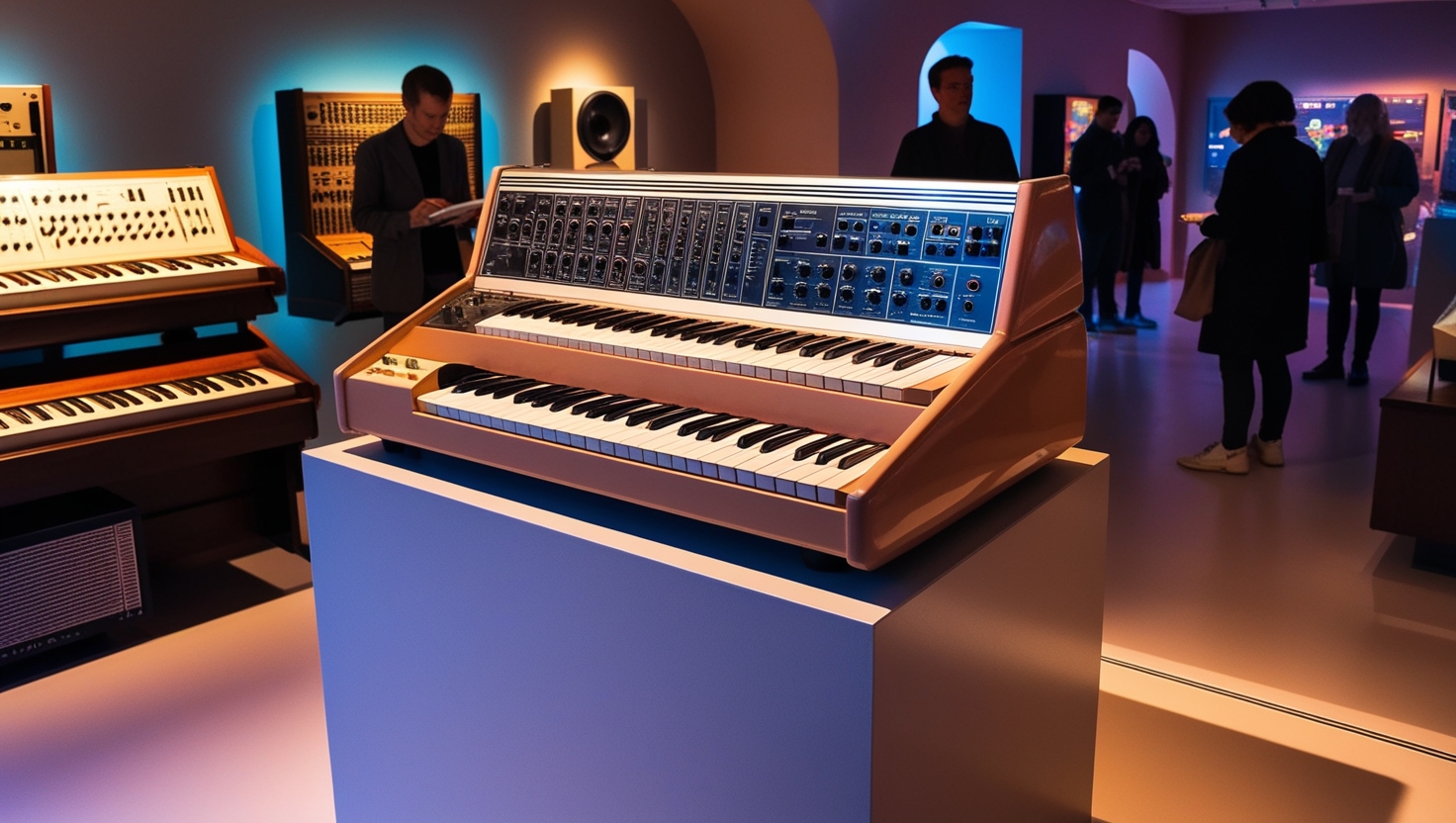 Synthesizer 1980s Hit Tonstudio Digital Keyboard