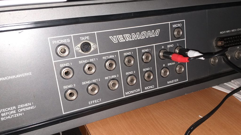 Cantarelos vermona mixer 1642 gdr analog